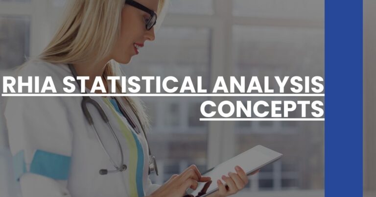 RHIA Statistical Analysis Concepts Feature Image